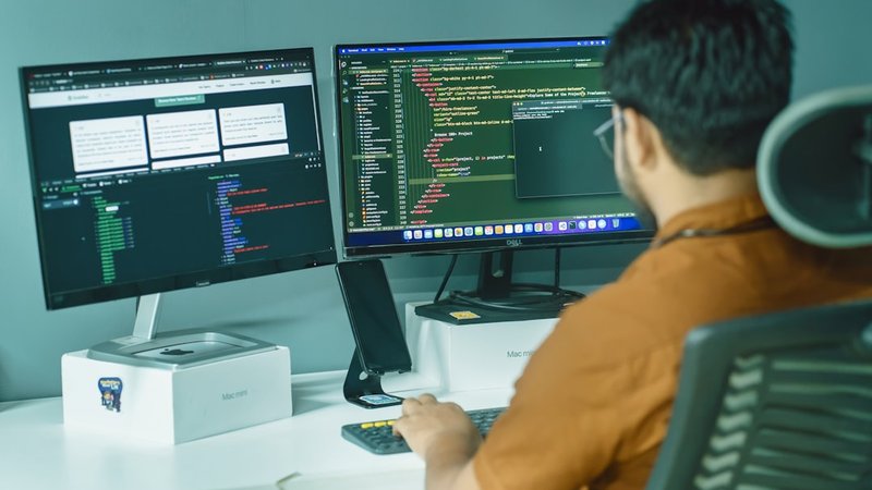 プログラマーがAIツールを使う様子