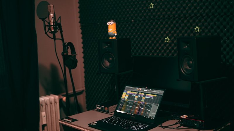AI音楽生成のワークスペースイメージ